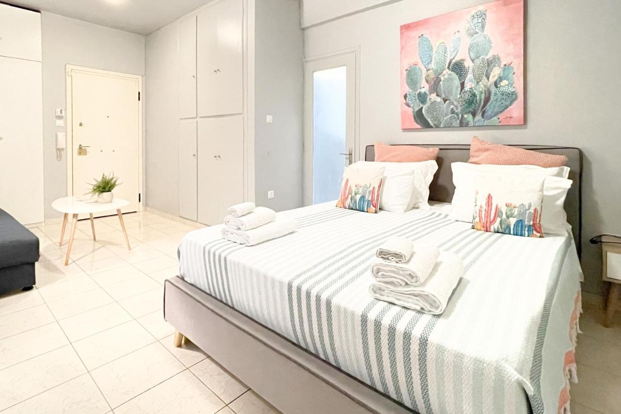 Cute 1Br Apt With Balcony In The Heart Of The City 雅典 外观 照片